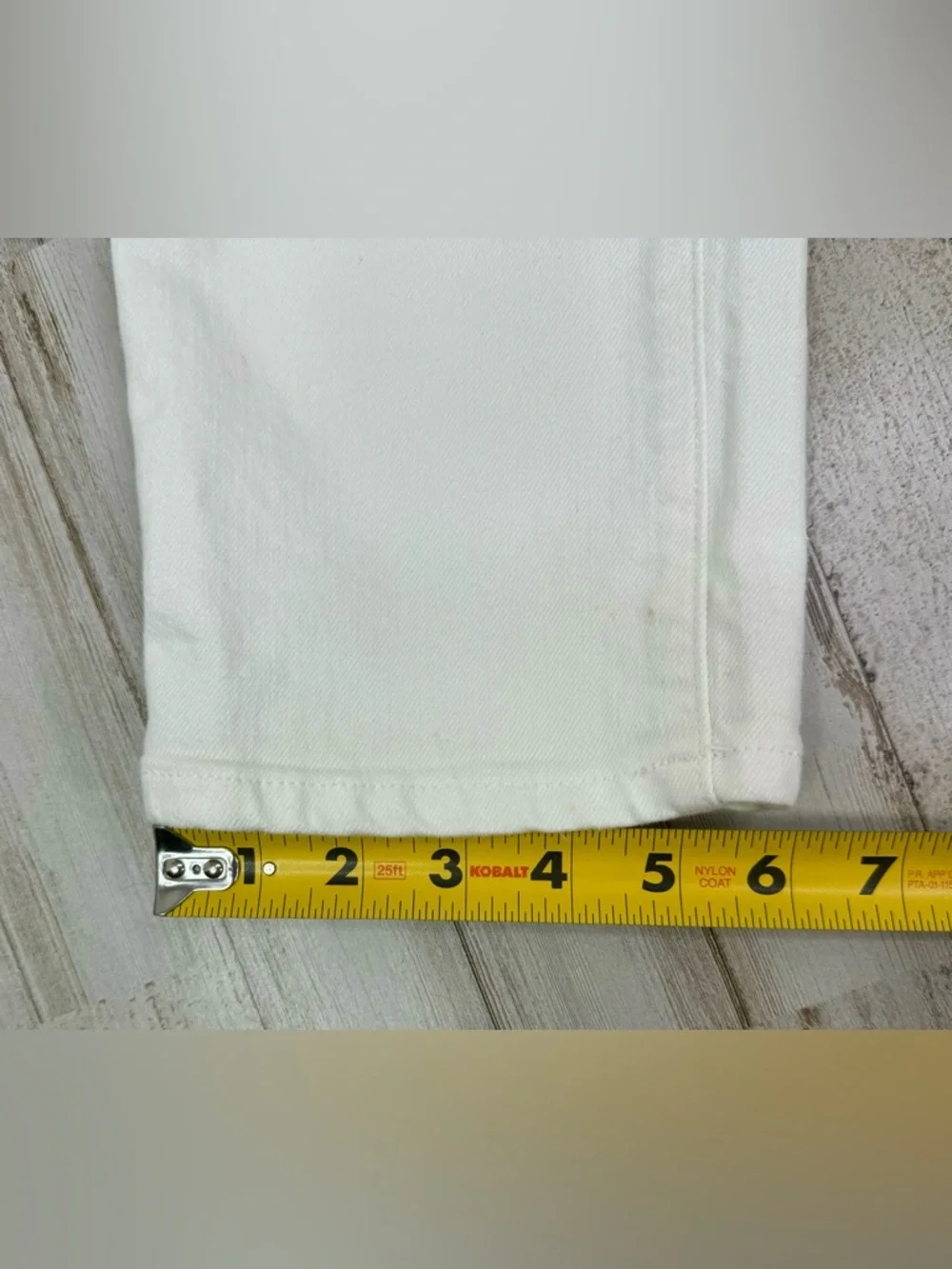 Gap Girlfriend Mid Rise Jean 27| 4T White Jeans - Picture 8 of 12